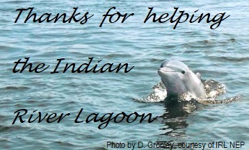 Thanking volunteers for helping the lagoon