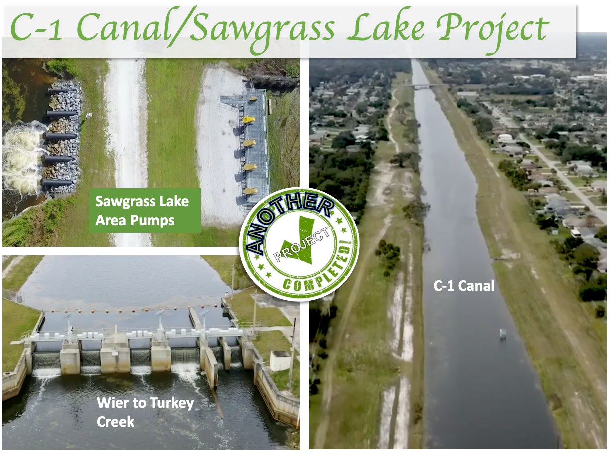 C1 Canal and Sawgrass Lake project