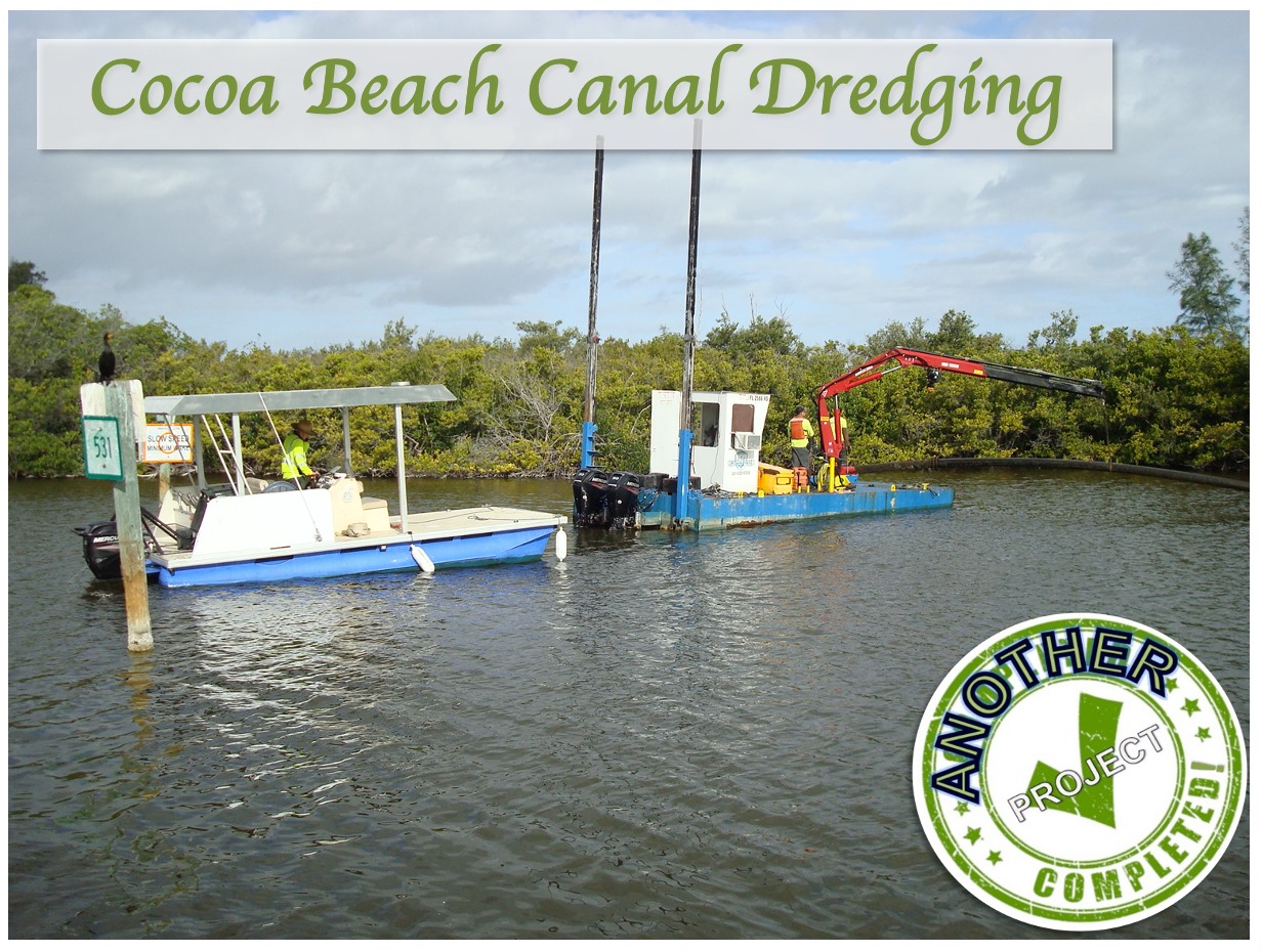 Cocoa Beach Canal dredging
