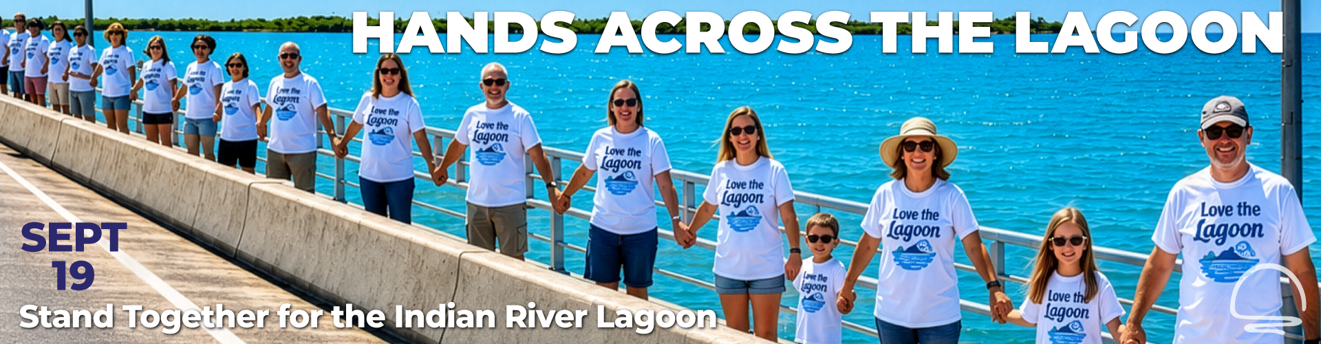 Hands Across The Lagoon. Stand Together for the Indian River Lagoon.